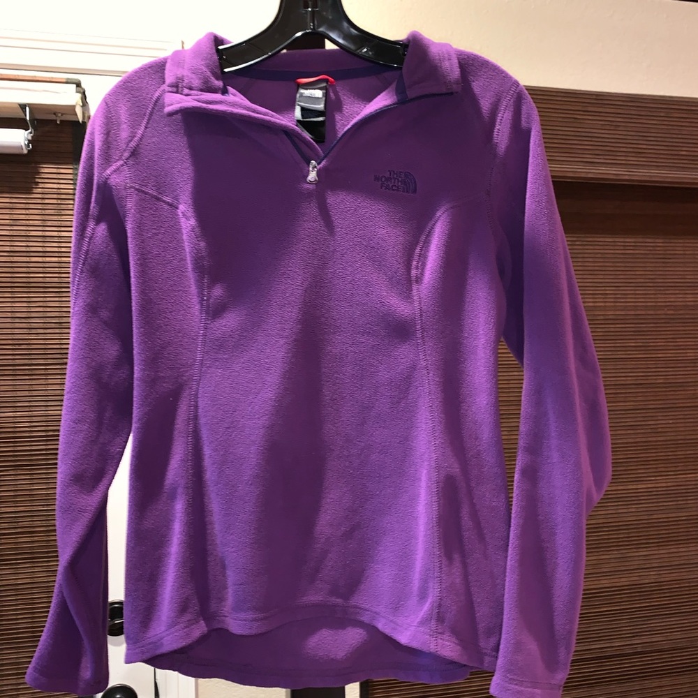 North Face Purple Pullover Fleece
